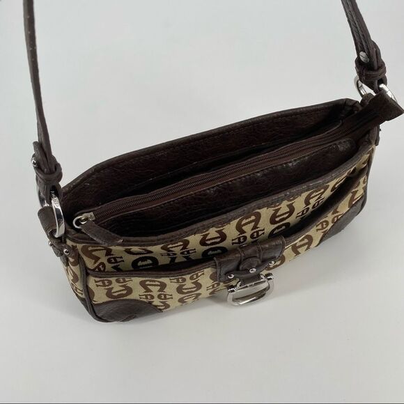 Etienne Aigner Handbag Purse Tote signature logo canvas - Picture 13 of 15